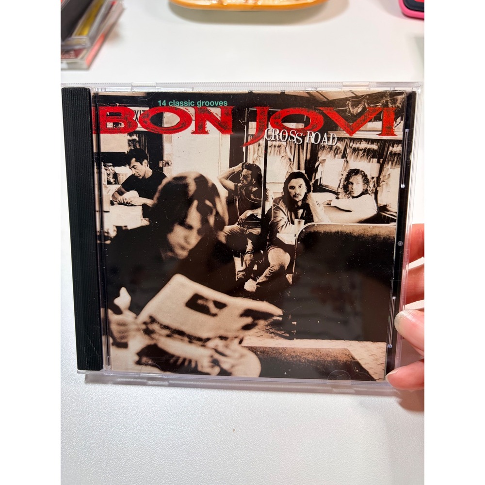 Bon Jovi Cross Road 14 Classic Grooves Greatest Hits CD 1994 BMG D106183 Rock